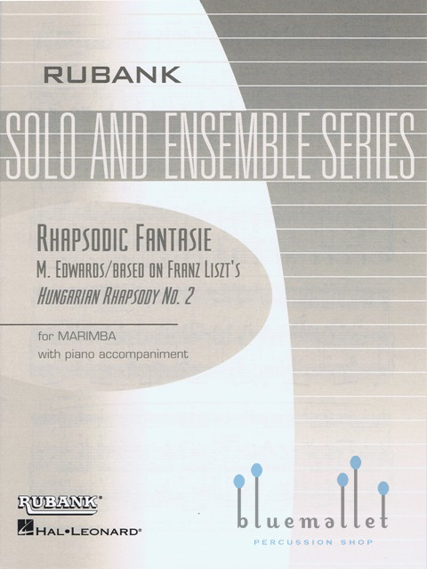 Liszt , Franz - Rhapsodic Fantasie Based on the Second Hungarian Rhapsodie (arr. M.Edwards) (スコア・パート譜セット)