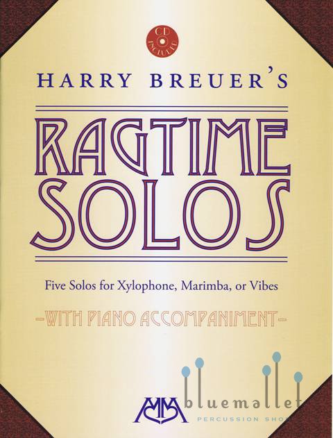 Breuer , Harry - Ragtime Solos 5 Solos for Xylophone, Marimba, or Vibes (スコア・パート譜セット)