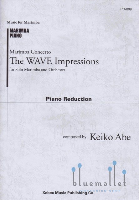 Abe , Keiko - The Wave Impressions (ピアノ2台伴奏版 / スコア
