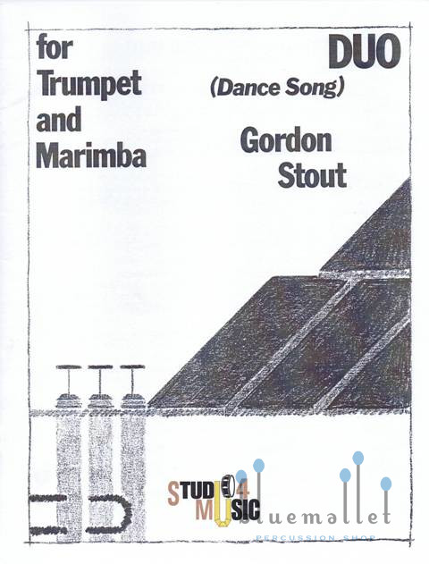 Stout , Gordon - Duo (Dance Song) for Trumpet and Marimba (スコア・パート譜セット)