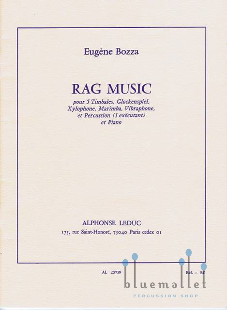Bozza , Eugene - Rag Music (スコア・パート譜セット)