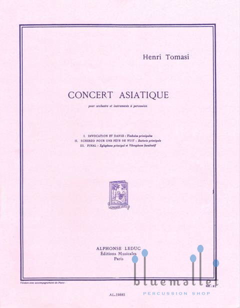 Tomasi , Henri - Concert Asiatique (スコア・パート譜セット)