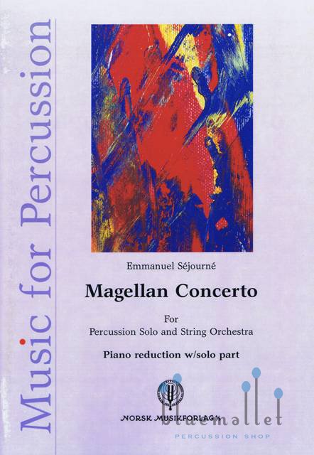 Sejourne , Emmanuel - Magellan Concerto for Percussion Solo and String Orchestra (ピアノ伴奏版 / スコア・パート譜セット)