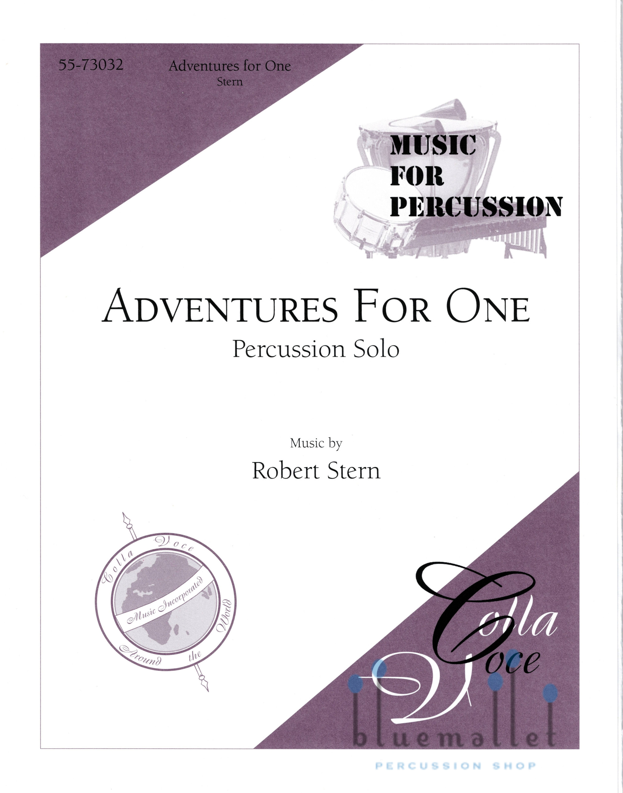 Stern , Robert - Adventures for One  A Percussion Solo