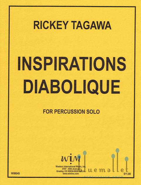 Tagawa , Rickey - Inspirations Diabolique  for Percussion Solo