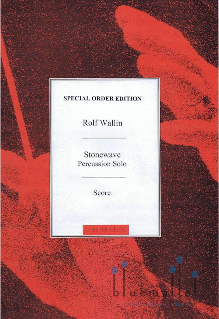 Wallin , Rolf - Stonewave for Solo Percussion