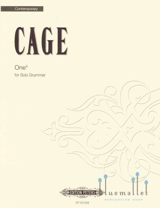 Cage , John - One 4 for Solo Drummer