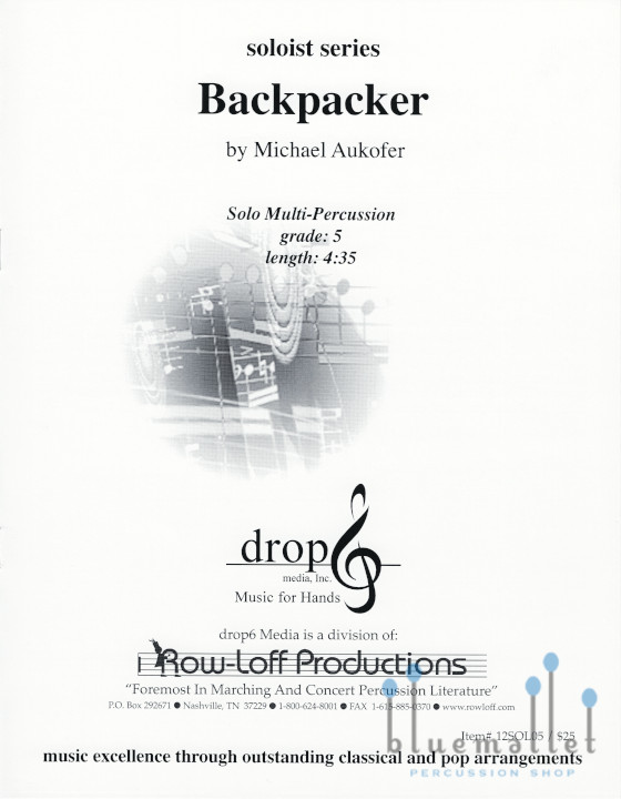 Aukofer , Michael - Backpacker for Solo Multi Percussion