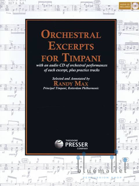 Max , Randy - Orchestral Excerpts for Timpani