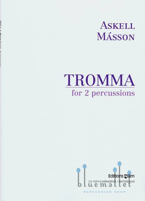 Masson , Askell - Tromma for 2 Percussions (スコア2冊セット)