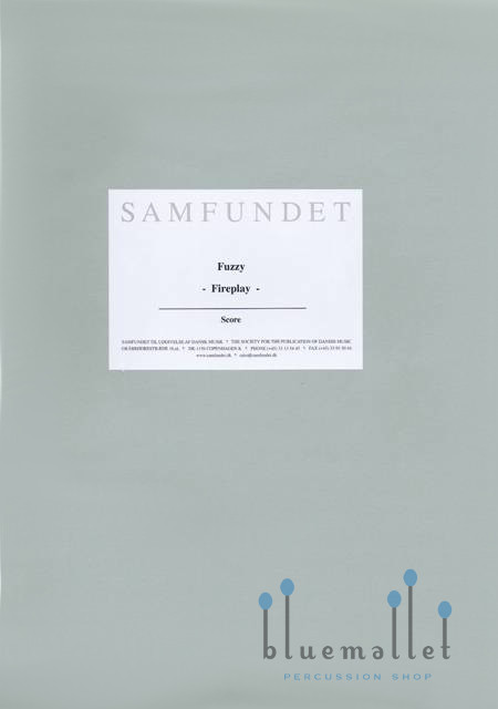 Fuzzy (Jens Wilhelm Pedersen) - Fireplay for 2 percussion players and electronics (スコア2冊セット)