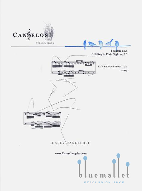 Cangelosi , Casey - Theatric No.6 Hiding in Plain Sight No.2 (スコア・パート譜セット)