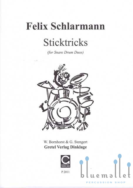 Schlarmann , Felix - Sticktricks for Snare Drum Duos (スコア2冊セット)