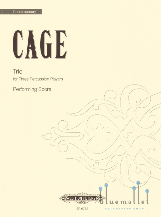 Cage , John - Trio (スコア3冊セット)