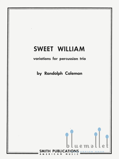 Coleman , Randolph - Sweet William (スコアのみ)