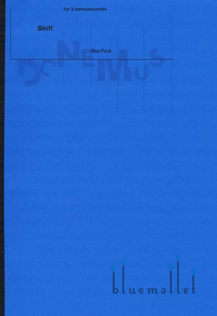Ford , Ron - Shift for 3 Percussionists (スコア3冊セット) (特価品)