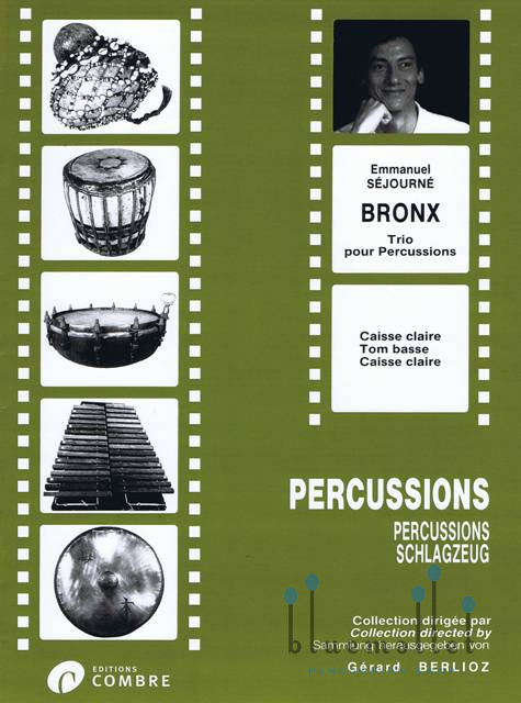Sejourne , Emmanuel - Bronx Trio pour Percussions (スコア・パート譜セット)