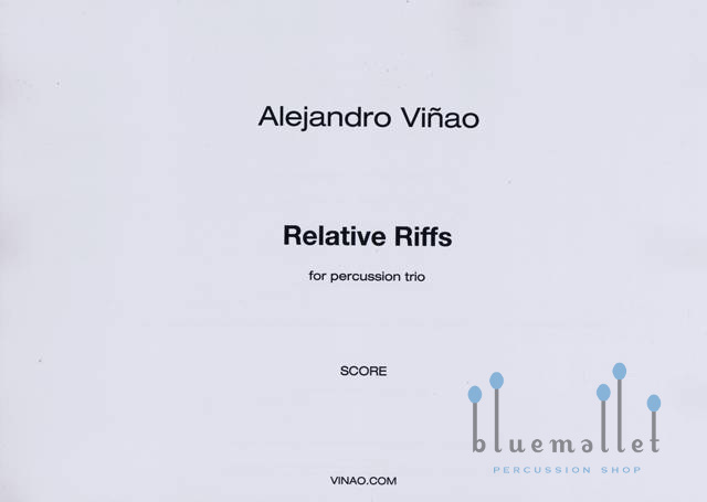 Vinao , Alejandro - Relative Riffs (スコア・パート譜セット)