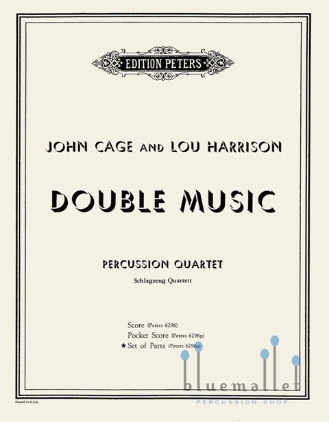 Cage , John / Harrison , Lou - Double Music (パート譜のみ)