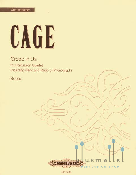 Cage , John - Credo in Us (スコアのみ)