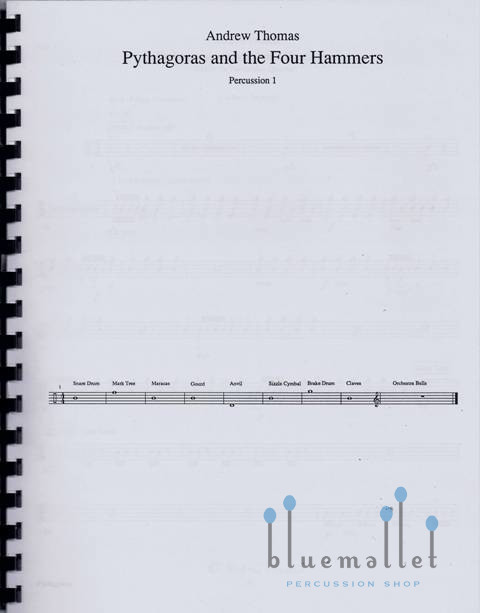 Thomas , Andrew -  Pythagoras and the Four Hammers (パート譜のみ)