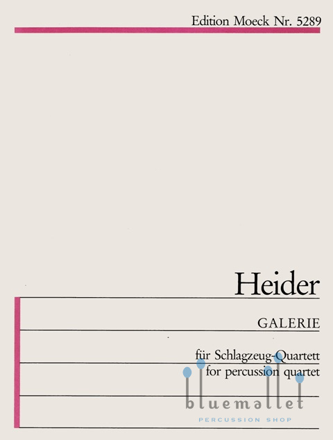 Heider , Werner - Galerie (スコア・パート譜セット) (特価品)