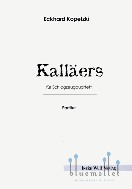 Kopetzki , Eckhard - Kallaers (スコア・パート譜セット) (特価品)