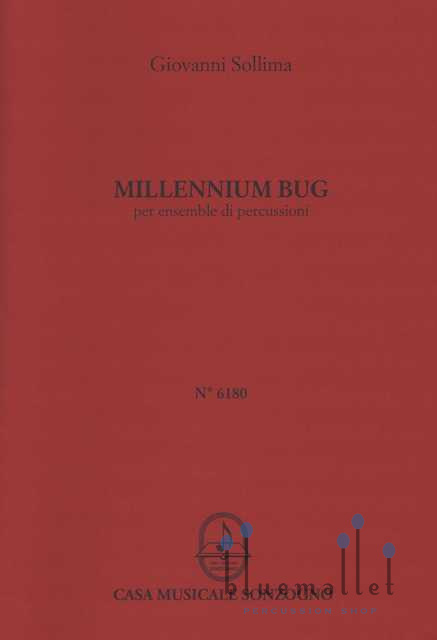 Sollima , Giovanni - Millennium Bug for Percussion Quartet (スコア・パート譜セット)