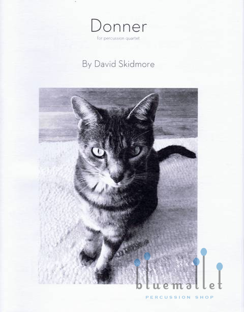 Skidmore , David - Donner for Percussion Quartet (スコア・パート譜セット)