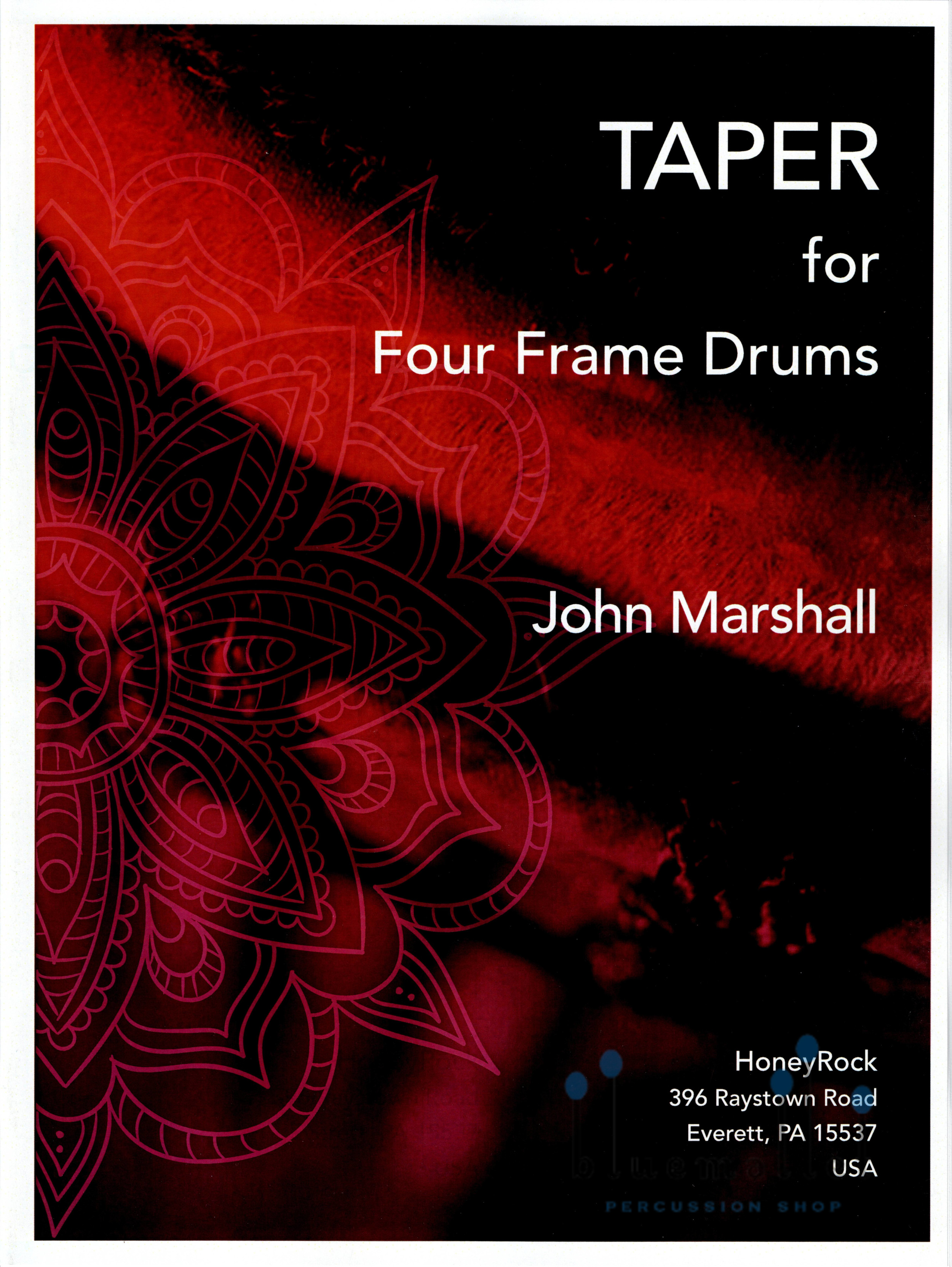 John , Marshall - Taper for Four Frame Drums (スコア・パート譜セット)
