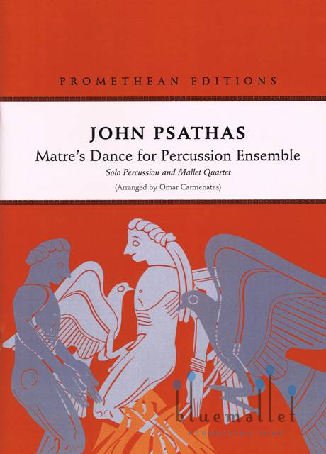 Psathas , John - Matre's Dance for Percussion Ensemble (arr. Omar Carmenates) (打楽器アンサンブル伴奏版 / スコアのみ)