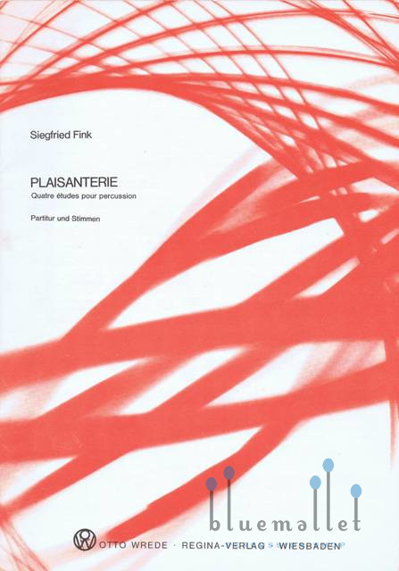 Fink , Siegfried - Plaisanterie (スコア・パート譜セット)