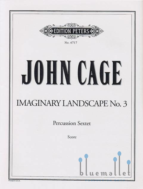 Cage , John - Imaginary Landscape No.3 Percussion Sextet (スコアのみ)