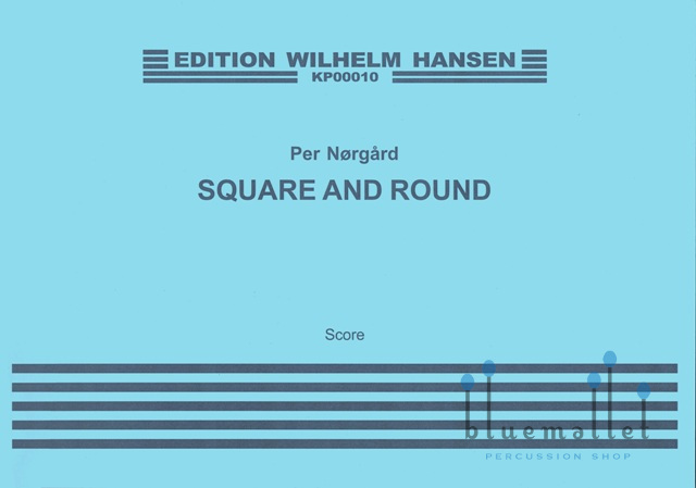 Norgard , Per - Square and Round Two Dances for Percussion Sextet (スコアのみ)