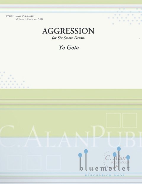 Goto , Yo - Aggression for Six Snare Drums (スコア6冊セット)