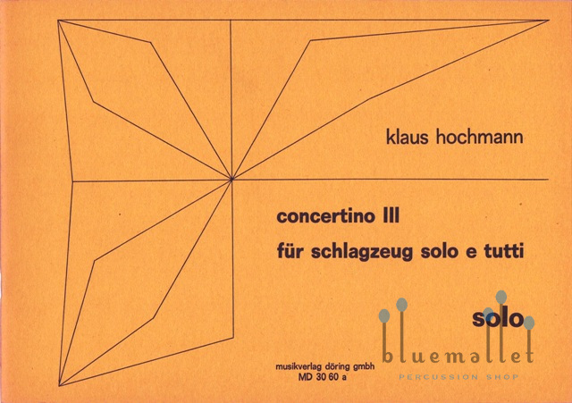 Hochmann , Klaus - Concertino３(パート譜のみ)