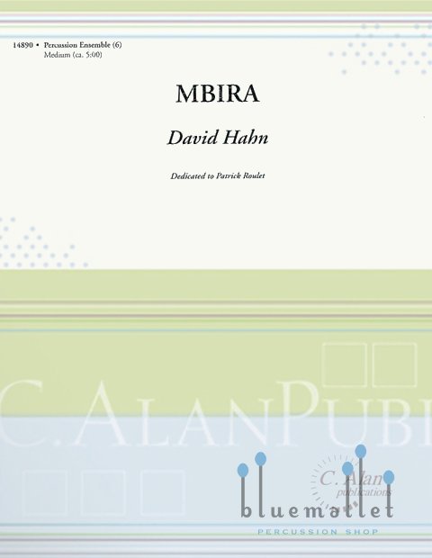 Hahn , David - Mbira (スコア・パート譜セット)