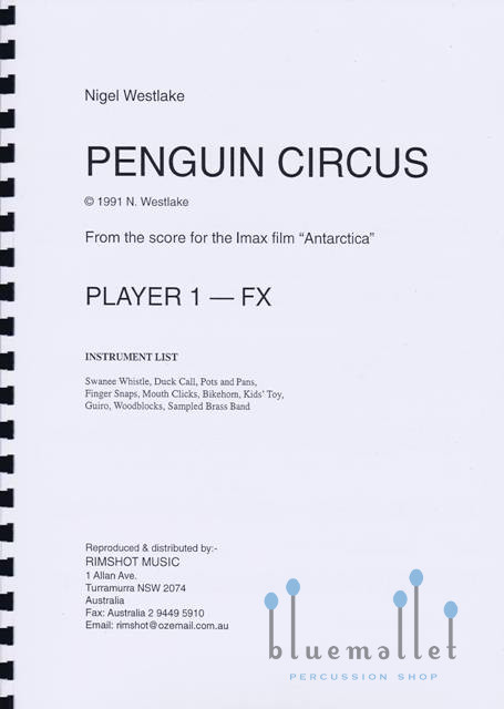 Westlake , Nigel - Penguin Circus (パート譜のみ)