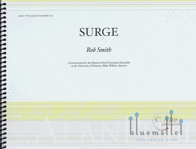 Smith , Rob - Surge (スコア・パート譜セット)
