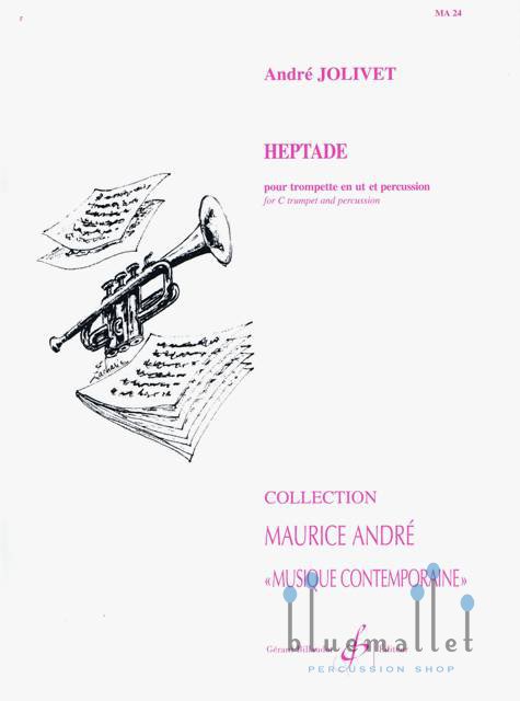 Jolivet , Andre - Heptade pour Trompette et Percussion (スコア・パート譜セット)