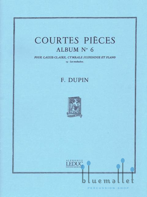 Dupin , Francois - Courtes Pieces Album No.6 (スコア・パート譜セット)