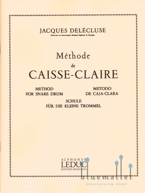 Delecluse , Jacques - Methode de Caisse-Claire