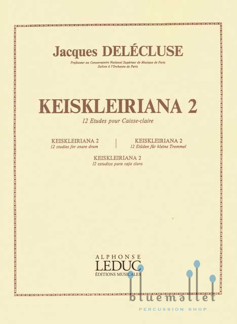 Delecluse , Jacques - Keiskleiriana II 12 Etudes pour Caisse-claire