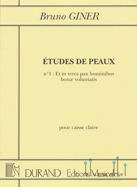 Giner , Bruno - Etudes de Peaux No.1