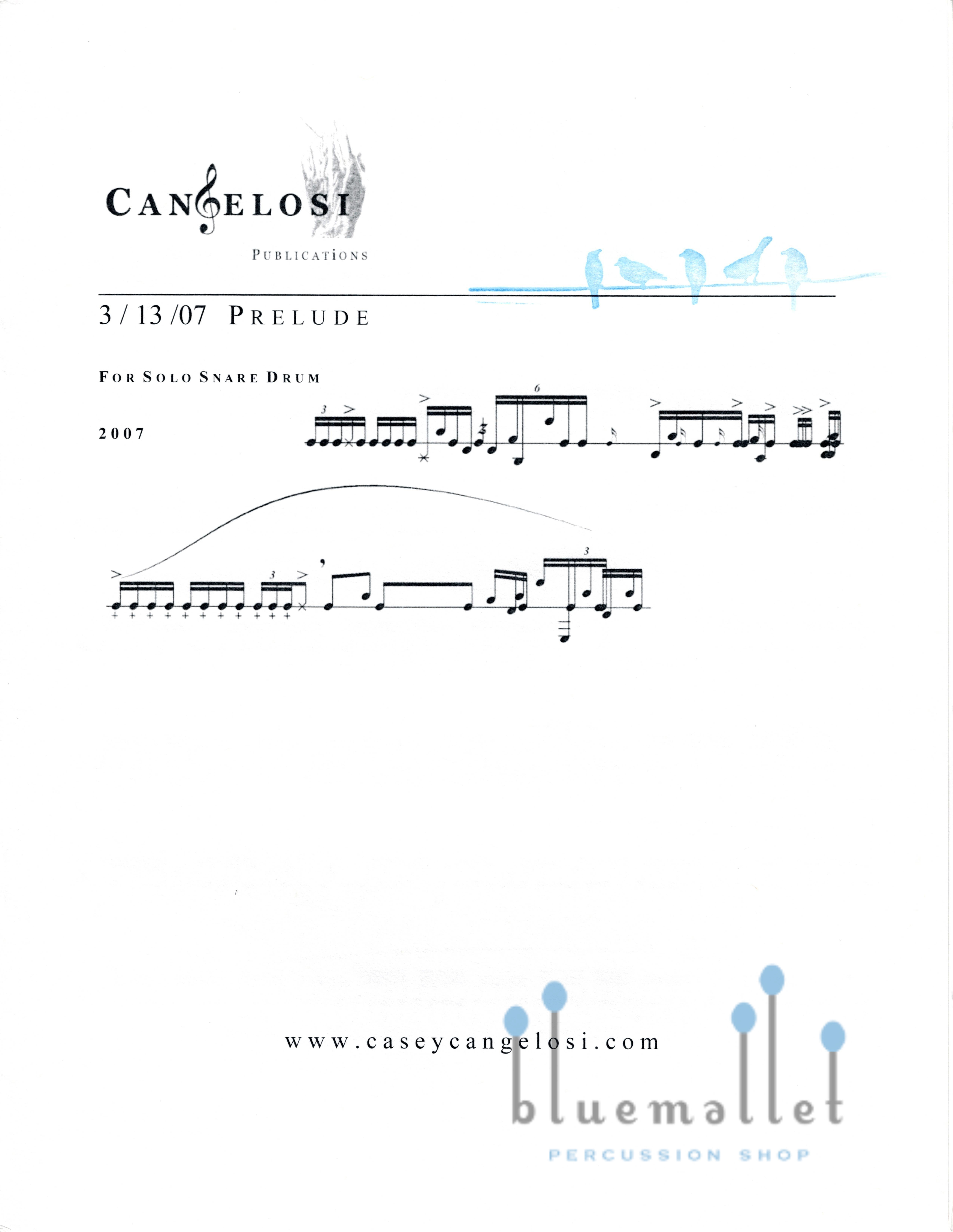 Cangelosi , Casey - 3/13/07 Prelude for Solo Snare Drum
