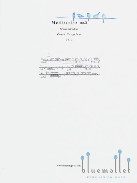 Cangelosi , Casey - Meditation No.2 for Solo Snare Drum