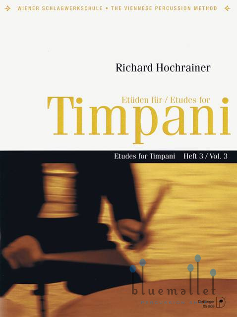 Hochrainer , Richard - Etuden fur Timpani Heft 3