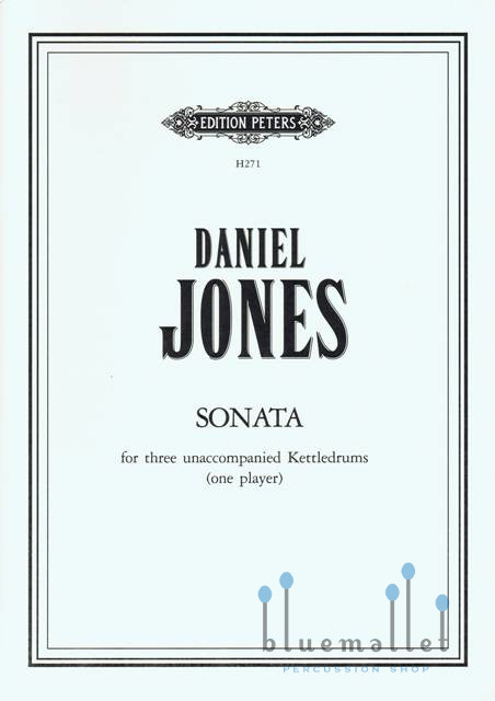 Daniel , Jones - Sonata for 3 unaccompanied Kettledrums
