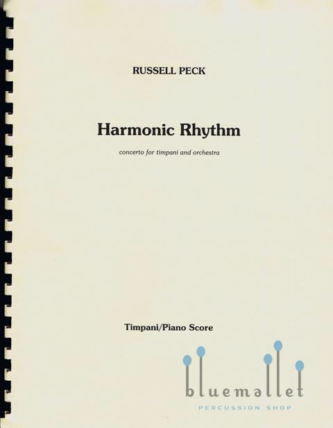 Peck , Russell - Harmonic Rhythm Concerto for Timpani and Orchestra (スコア・パート譜セット)