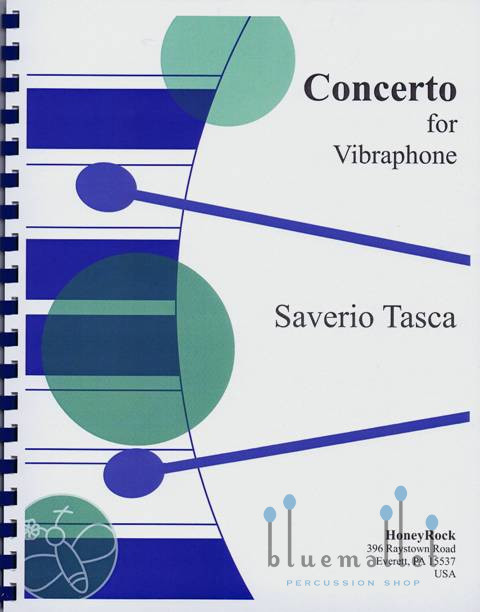 Tasca , Saverio - Concerto for Vibraphone (ピアノ伴奏版 / スコア・パート譜セット)